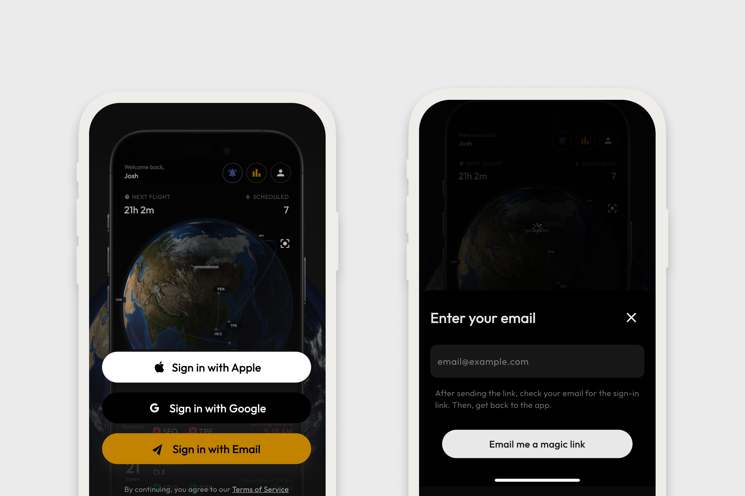 Sign-in via email magic link release image
