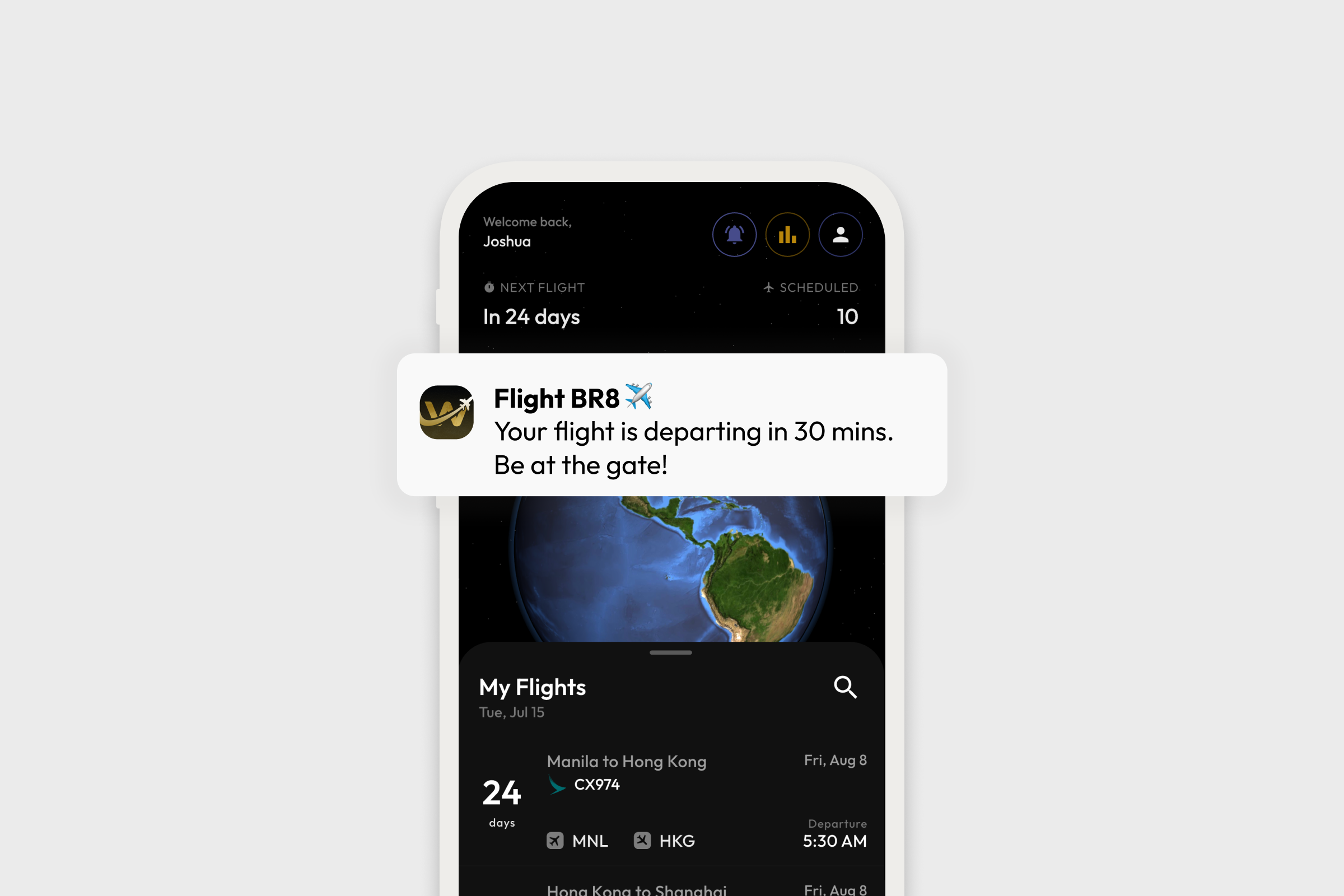 Improve flight reminders release image