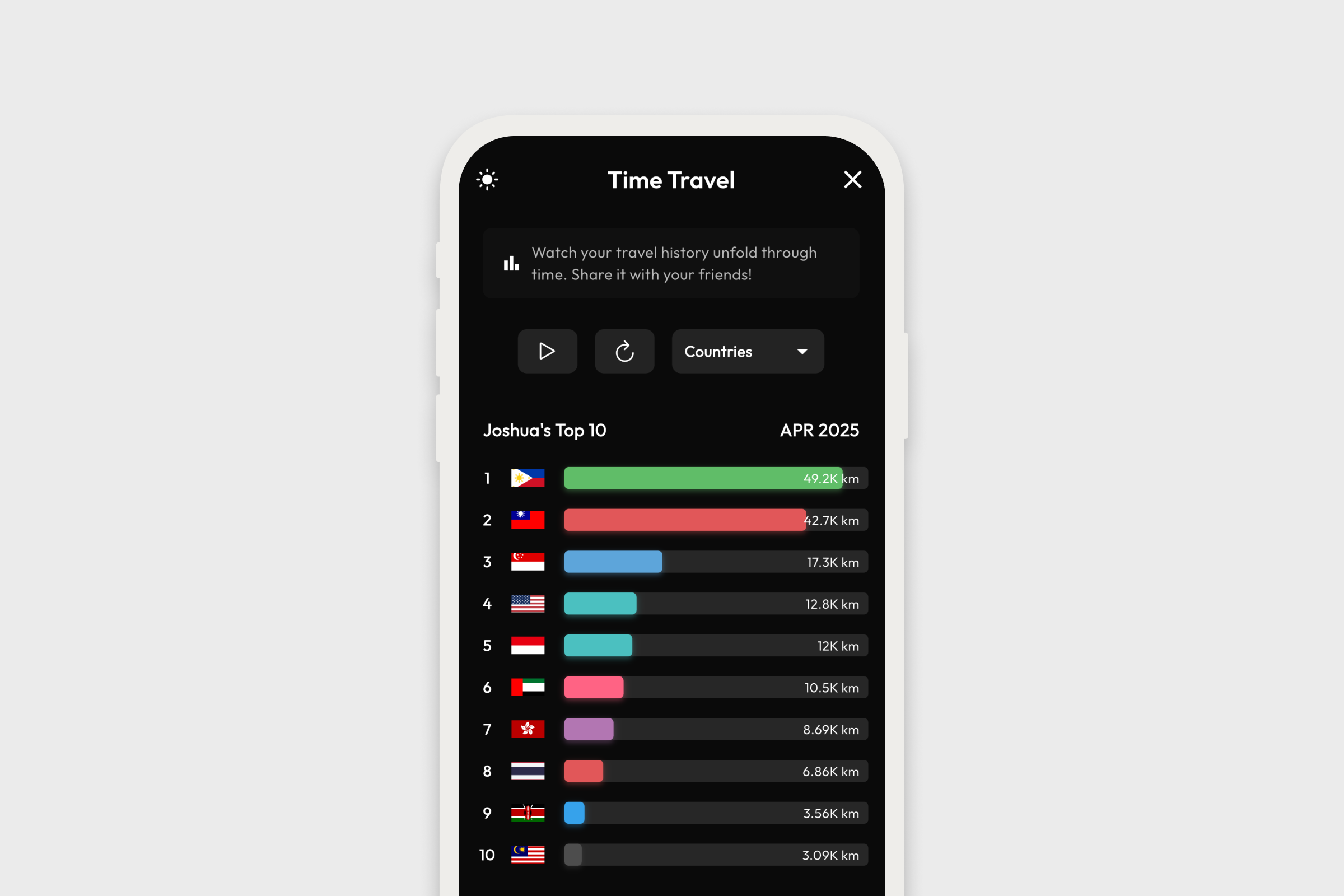 Visualize your flight history release image