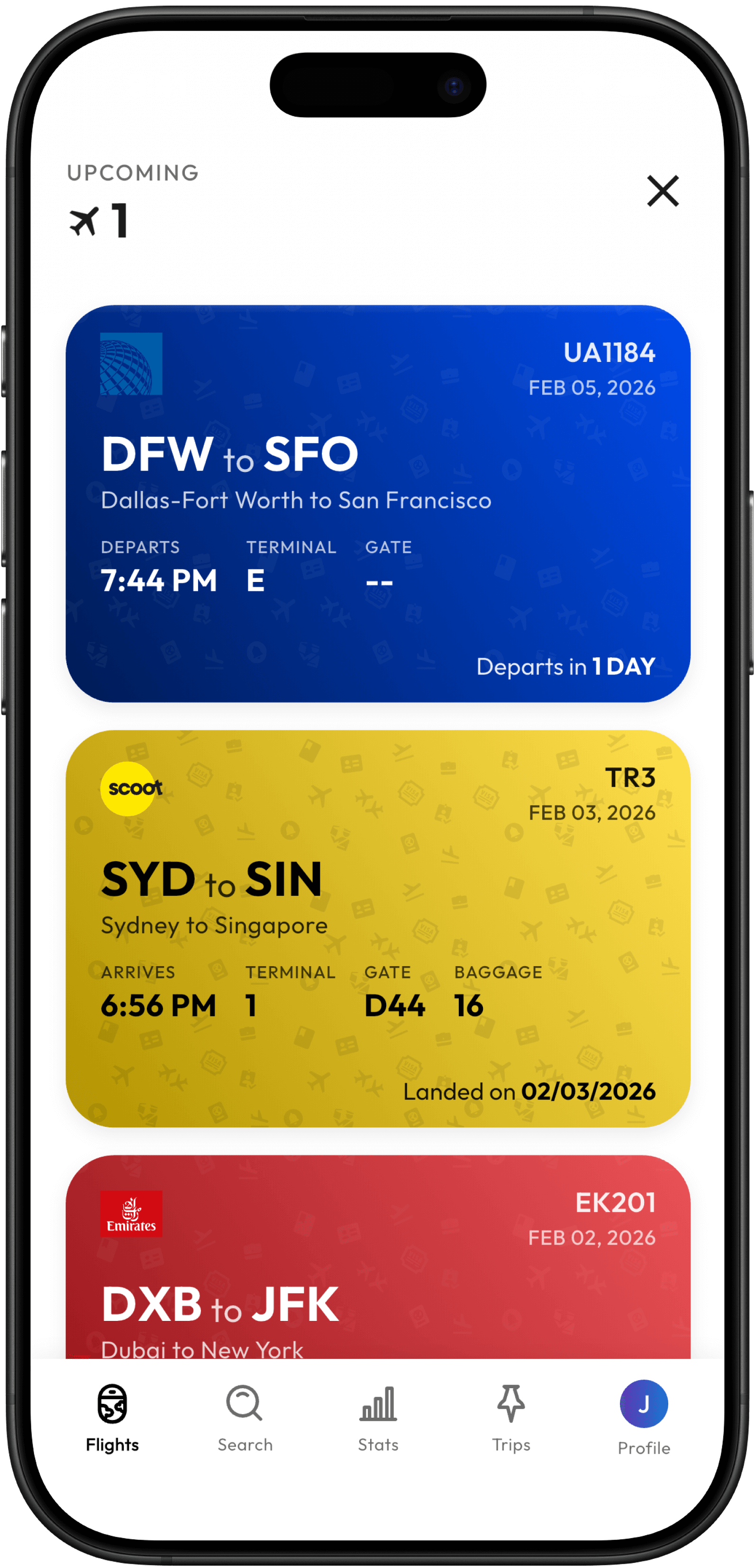 Wayflight Flights List